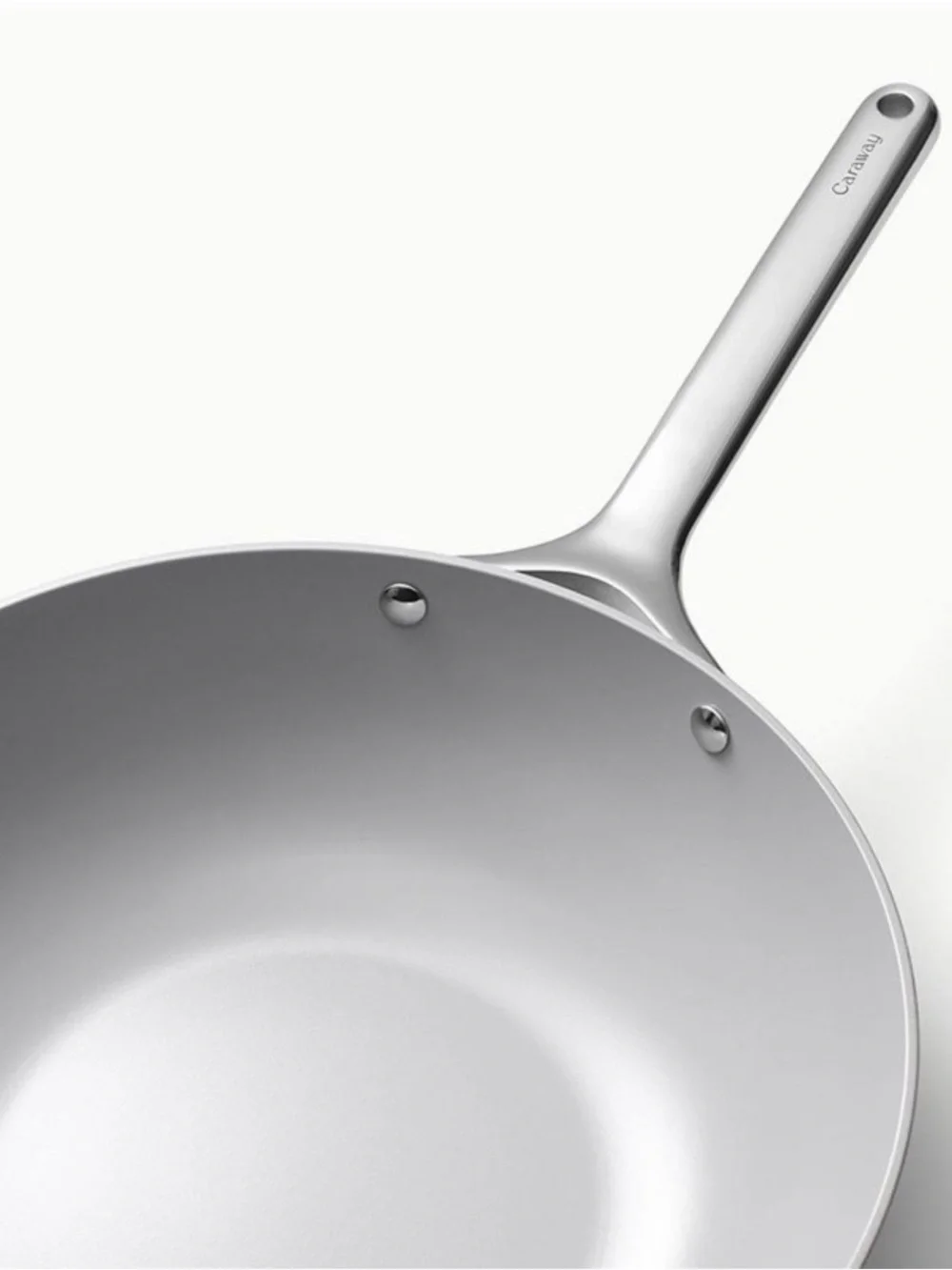 NEW $145 Caraway Stir Fry Pan 12” Wok-Inspired Non-Stick Ceramic Pan